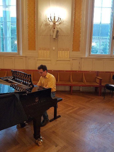 Am Steinway im Wiener Konzerthaus 2020